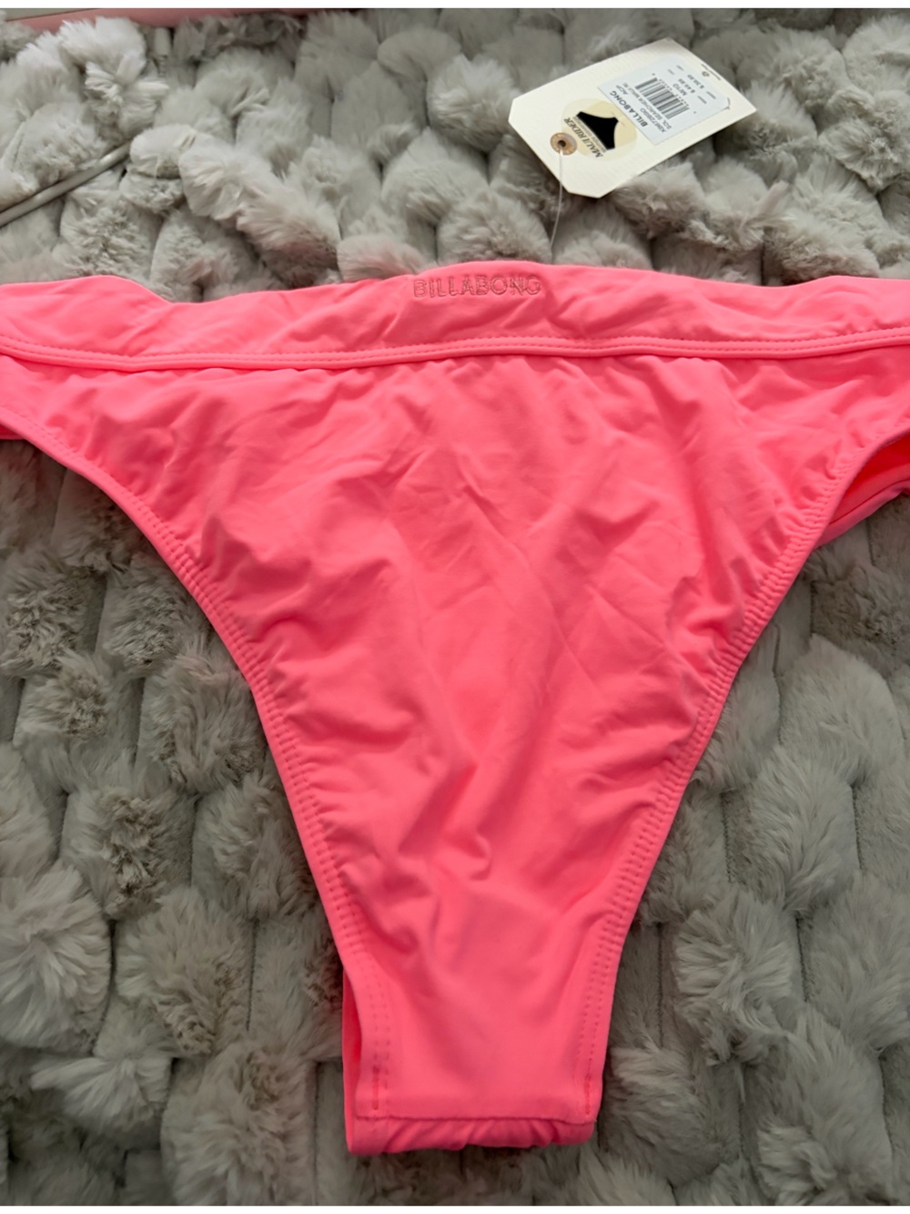 Billabong Hot Pink Bikini Bottom M/10 Skimpy NWT